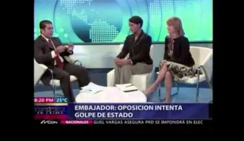 Pleito entre Nuria y Embajador de Venezuela Alberto Castella (Video)