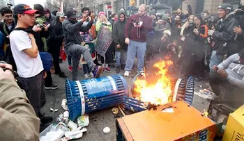 217 arrestados en protestas contra Trump tras investidura 