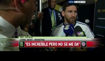 Lionel Messi: "Se terminó para mí la Selección" (VIDEO)