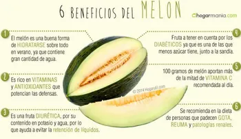 6 beneficios del MELON que no sabías para la limpieza del organismo y la belleza 