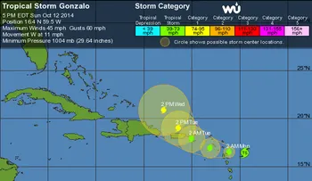 5 provincias de República Dominicana en alerta por tormenta tropital Gonzalo