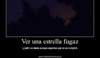 Estrellas fugaces, pedir deseos