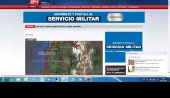 Sismo de 5,8 sacude zona norte de Chile