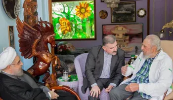 Fidel Castro recibió al presidente de Irán, Hassan Rouhani, en La Habana