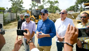 Alcalde Ulises Rodríguez supervisa construcción de Estación Central de Bomberos en El Dorado