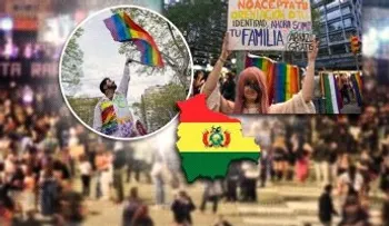 Comunidad LGTBI de Bolivia marcha en La Paz por sus derechos y contra la discriminación