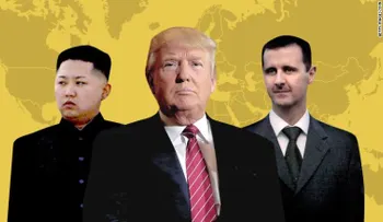 El difícil juego de estrategias de Trump en Siria y Corea del Norte