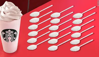 Cuántas cucharadas de azúcar contiene tu bebida de Starbucks