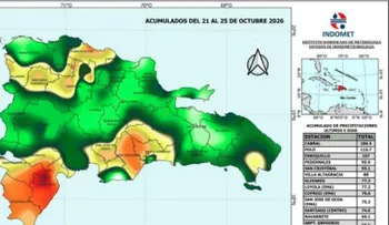 Lluvias de octubre dejan acumulados de hasta 221.1 milímetros en Villa Altagracia