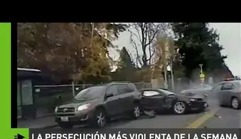 Impactante persecución: la Policía acribilla a balazos a un ladrón de coches