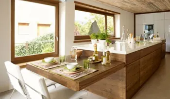 Con vegetación en el área de cocina se gana mucho