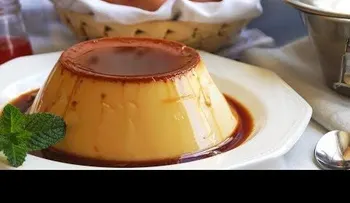 Flan de huevo fácil y rápido en 5 minutos 