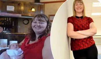 Una mujer adelgaza 82 kilos para tirarse en paracaídas