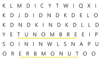 En esta sopa de letra puedes encontrar â??tu nombreâ? 