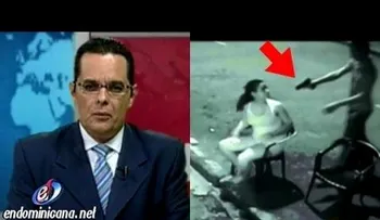 Estaba chateando en un colmado, y mira cómo lo atracan 