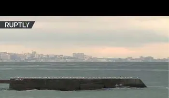 Buques de rescates en el mar Negro donde se estalló avión con 92 pajeros a bordo