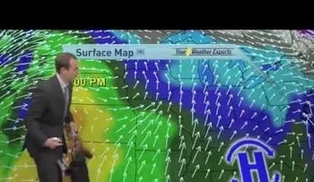 Este hombre daba el pronóstico del tiempo, pero pasó Algo Inesperado (VIDEO)
