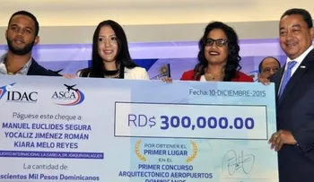 Entregan premios a ganadores Primer Concurso Arquitectónico de Aeropuertos Dominicanos