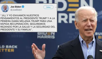 Biden se hará la prueba de COVID-19 y desea una "rápida recuperación" a Trump
