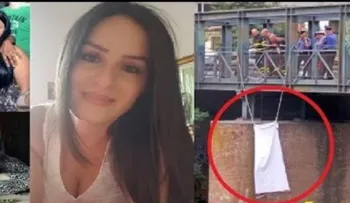 Un dominicano se cuelga de un puente, porque su novia lo dejó (VIDEO)