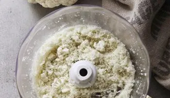 Arroz de coliflor para evitar la inflamación en lugar del común