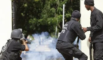 Violentos enfrentamientos en sede de la UASD de SFM 