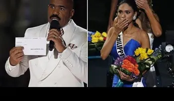 Insólito: presentador se equivocó al dar a conocer ganadora Mis Universo 2015 (VIDEO)