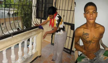 La mujer que encontró ladrón atascado en su galería dice quería violarla 