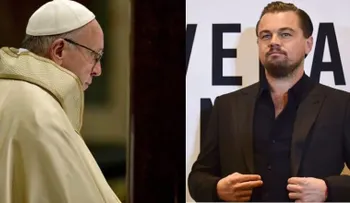 El papa Francisco recibe al actor estadounidense Leonardo di Caprio