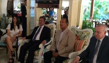 Antonio Marte recibe a Leonel Fernández y a Rafael Alburquerque
