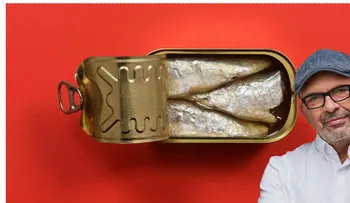 Jesús Sánchez propone sardinas en lata con pepinillo y mayonesa
