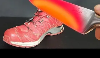 El cuchillo abrasador que todo lo parte