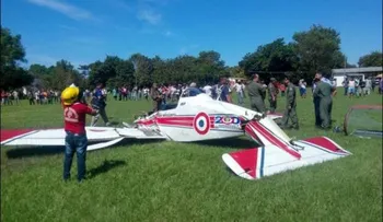 Dos muertos al caer avión de entrenamiento en Paraguay