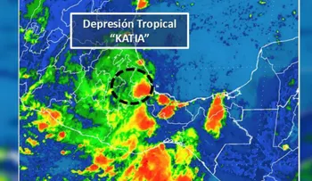 México se recupera del terremoto en medio de una depresión tropical