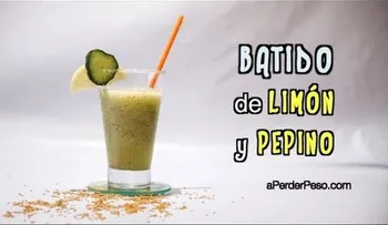 Batido de limón y pepino para desintoxicar el organismo (Video) 