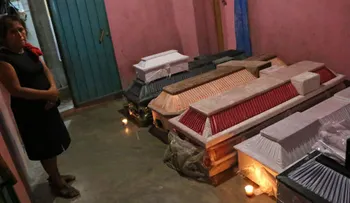 Todas las víctimas de la caída del helicóptero en Jamiltepec, México, estaban en tierra