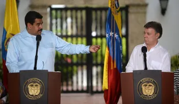  Maduro a Santos: â??Trágate tus medicinas, tu droga y tu cocaínaâ? 