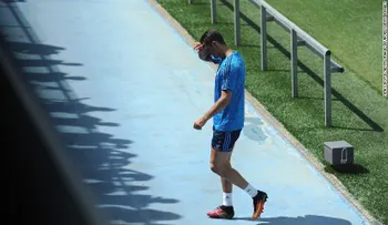 Cristiano Ronaldo sale cojeando de entrenamiento días antes de la final de la Champions
