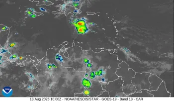 Indomet prevé aguaceros y tormentas eléctricas este jueves por onda tropical y vaguada