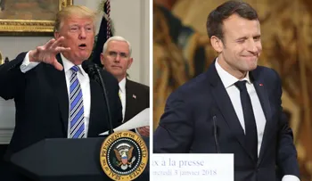Trump y Macron hablan sobre aranceles, la reunión con Kim Jong Un y Siria