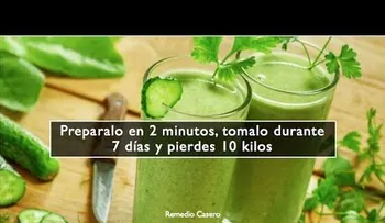 Tómalo por 7 días y pierdes 10 kilos