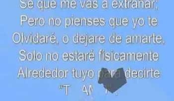 Una lección de vida y amor: Trata de no llorar 
