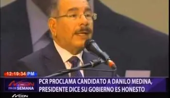 Danilo dice su Gobierno ha sido de los más honestos;  pide buscar votos â??hasta debajo de las piedrasâ?