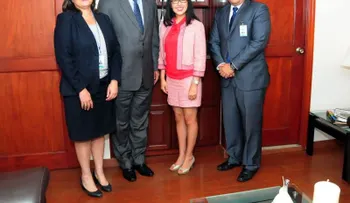 Encargada de Negocios de la embajada de los Estados Unidos visita presidente de la Junta de Aviación Civil (JAC)