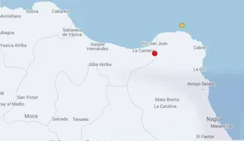 Tiembla la tierra en Río San Juan, República Dominicana