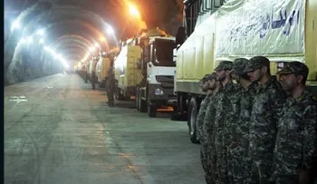 Irán difunde imágenes de un arsenal secreto subterráneo