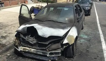 Explota carro de dominicano en calle del Alto Manhattan