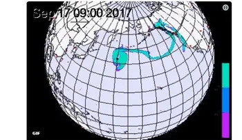 Así sería la nube radioactiva de un ataque nuclear norcoreano (GRÁFICO)