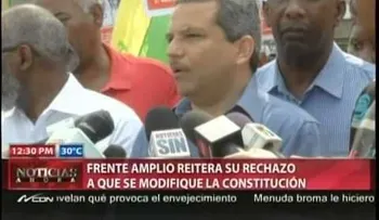 Fidel Santana reitera su rechazo a la modificación constitucional