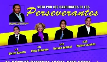 Equipo político â??Los Perseverantesâ? del PLD en NY reciben apoyo al CC